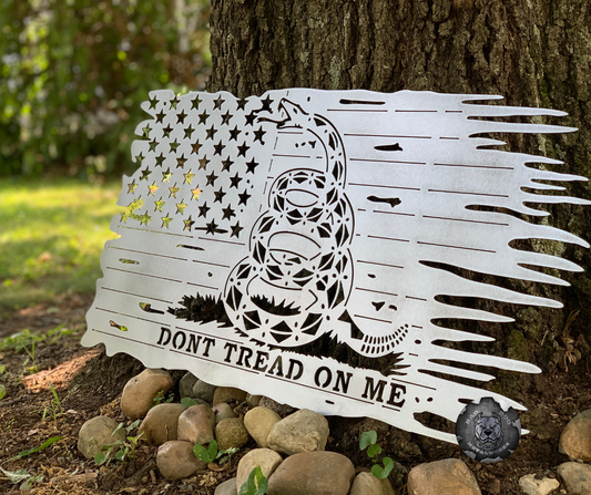 Gadsden Tattered American Flag