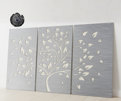 Trilogy Tree Three Panel Triptych