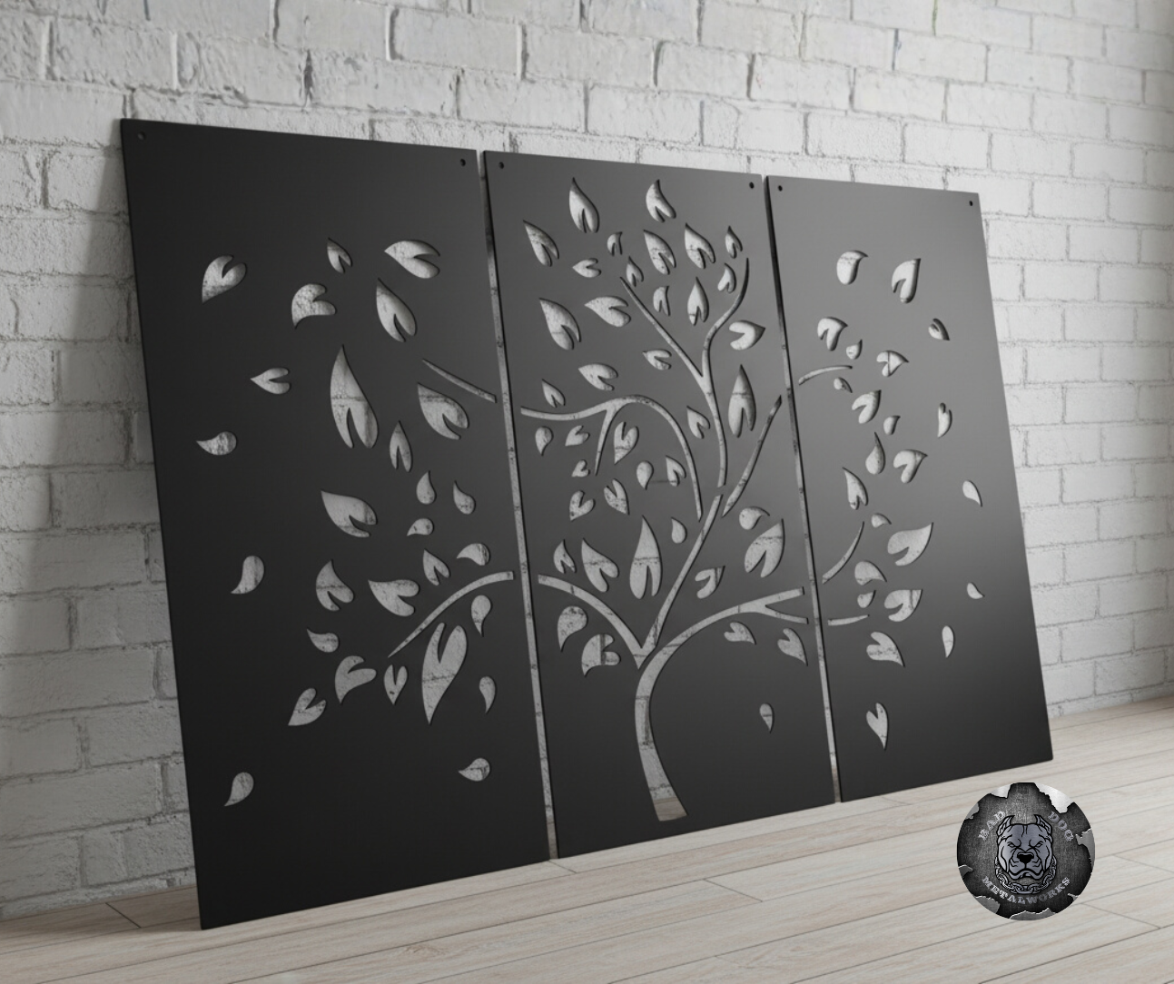 Trilogy Tree Three Panel Triptych