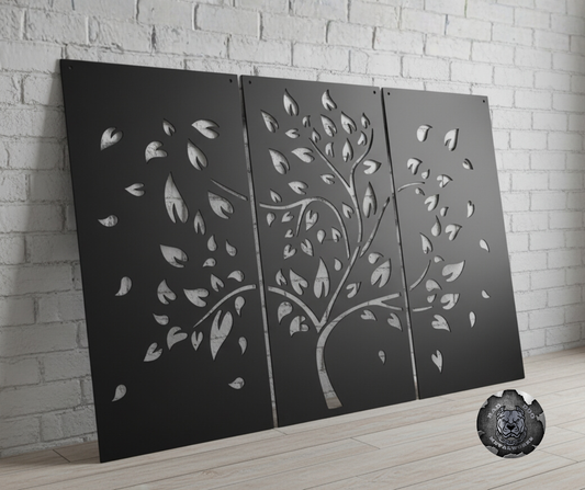 Trilogy Tree Three Panel Triptych