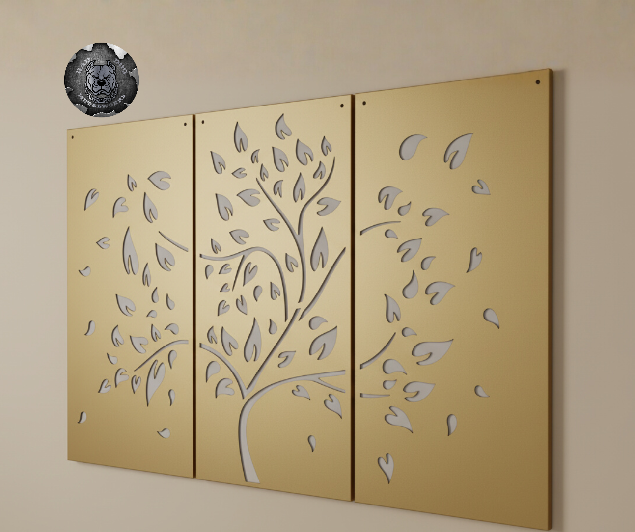 Trilogy Tree Three Panel Triptych