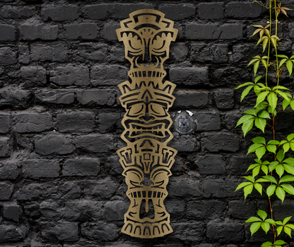 Tiki Totem Poles