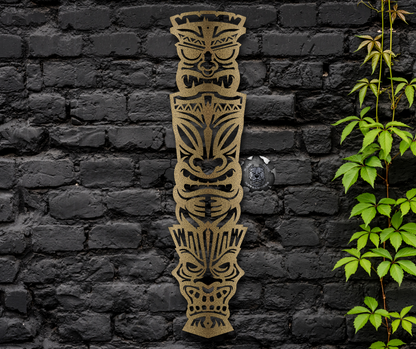 Tiki Totem Poles