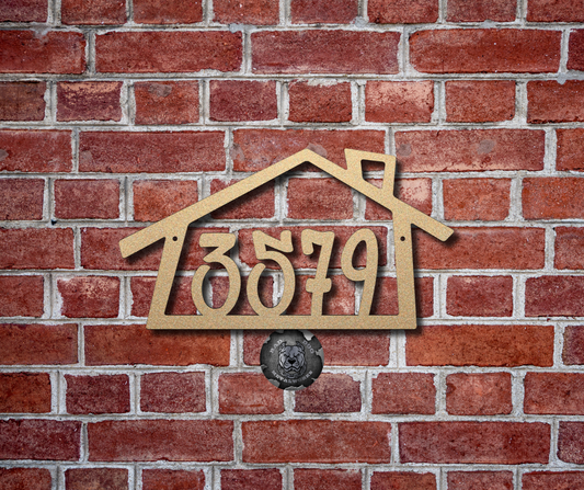 Trap House Address Plaque