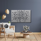Three Tree Panel Art