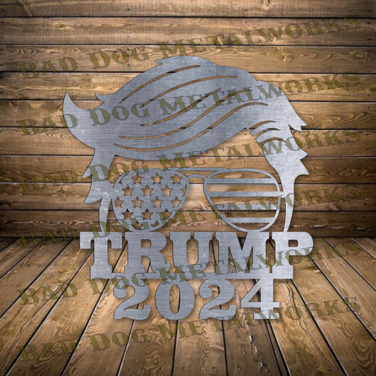 Trump 2024 Hair and Shades - Dxf and Svg