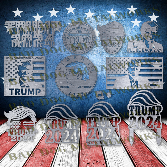 Trump Super Pack - Dxf and Svg Files