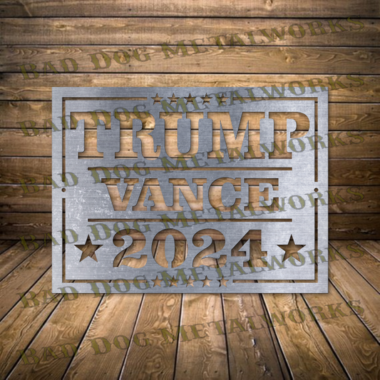 Trump Vance 2024 - Dxf and Svg