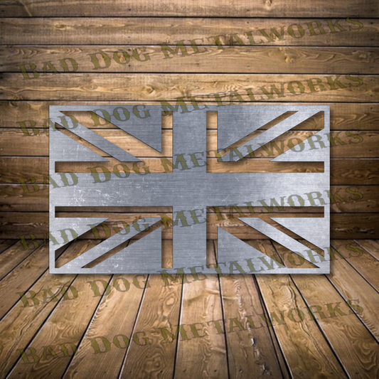 Union Jack Flag - Dxf and Svg