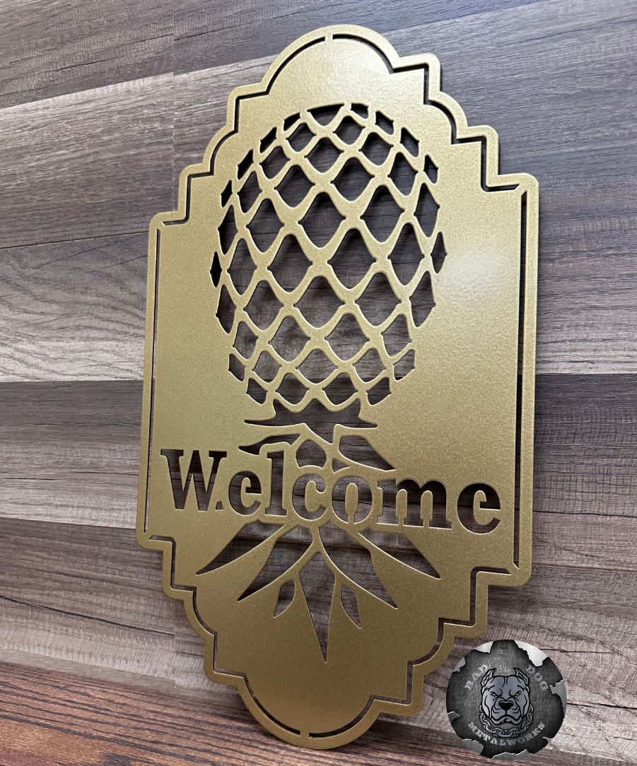 Upside-Down Pineapple Welcome