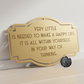 Very Little is Needed to Make a Happy Life