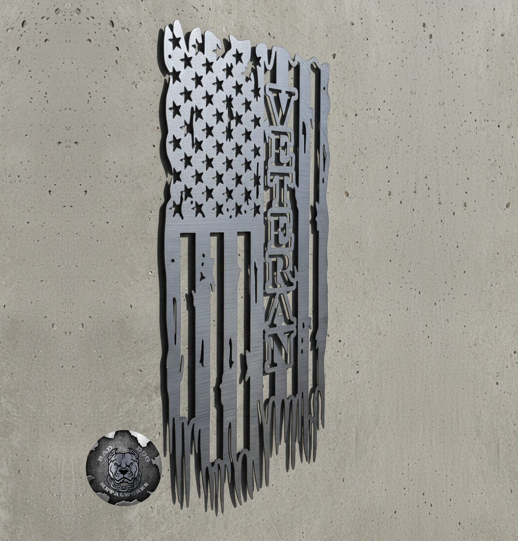 Veteran Tattered Flag