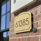 Vintage House Number Plaque
