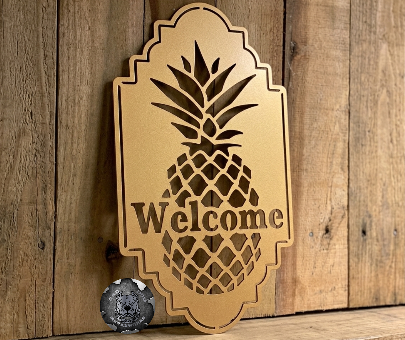 Vintage Pineapple Welcome
