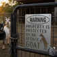 Warning: Property Is Protected by an Attack Goat