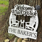 Welcome To Our Porch Monogram
