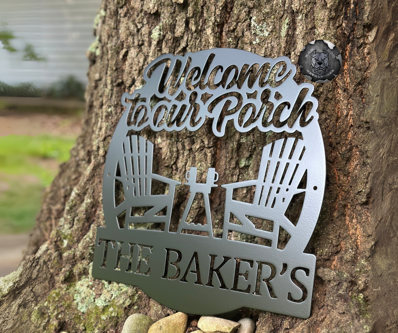 Welcome To Our Porch Monogram