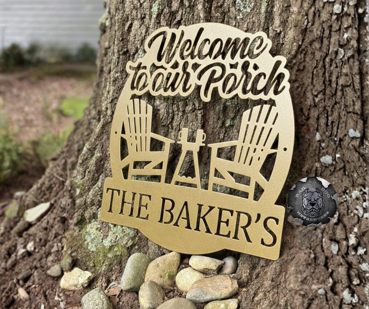 Welcome To Our Porch Monogram