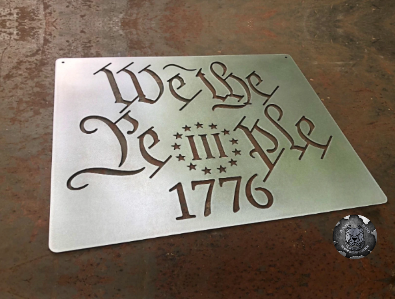 We The People 1776 Plaque
