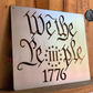 We The People 1776 Plaque