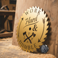 Work Hard & Stay Humble Decorative Circular Saw