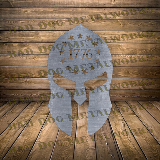 1776 Spartan Mask - Dxf and Svg