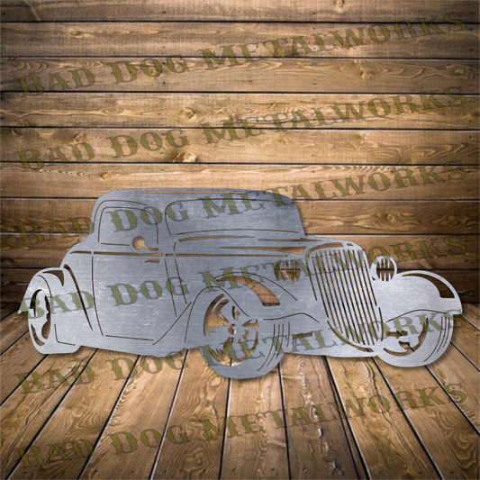 1933 Hot Rod - Dxf and Svg