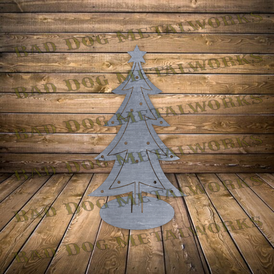 Easy 3D Christmas Tree - Dxf and Svg