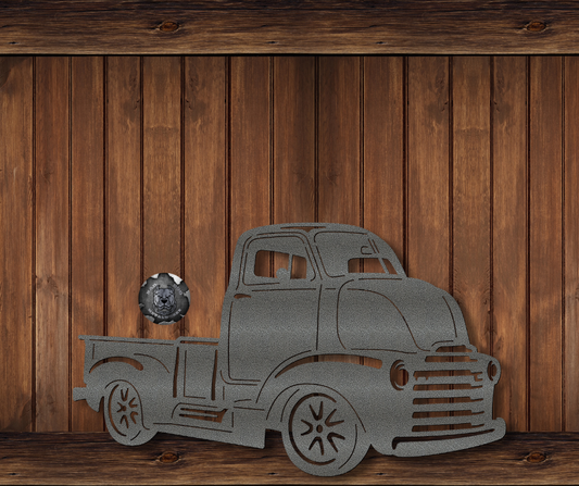 1950 Chevrolet COE Front End Metal Art