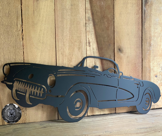 1957 Corvette Metal Art