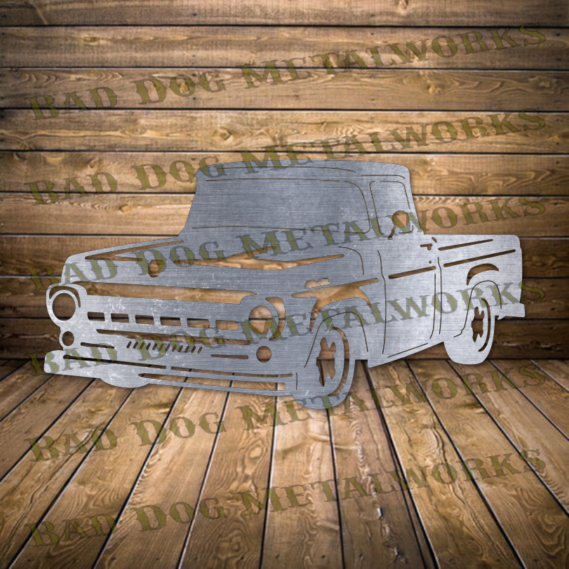 1957 Ford F100 Pickup Truck - Dxf and Svg