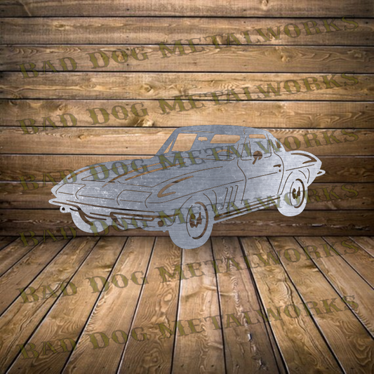 1965 Corvette - Dxf and Svg