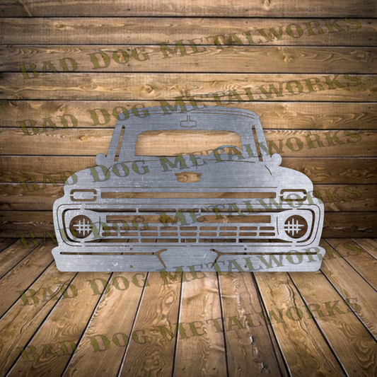 1966 Ford Truck Front End - Dxf and Svg