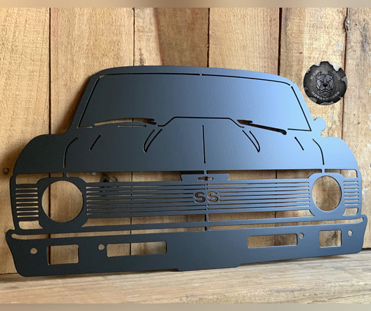 1969 Chevy Nova Front End Metal Art