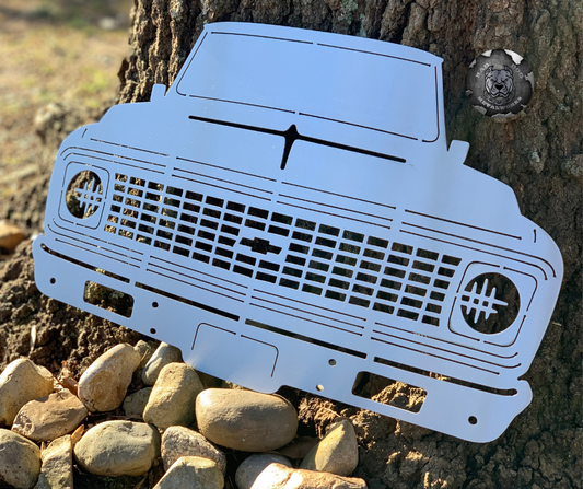 1971 Chevy C10 Front End Metal Art