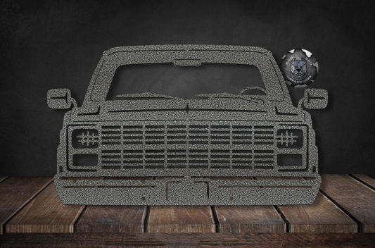 1984 Chevy C10 Front End Metal Art