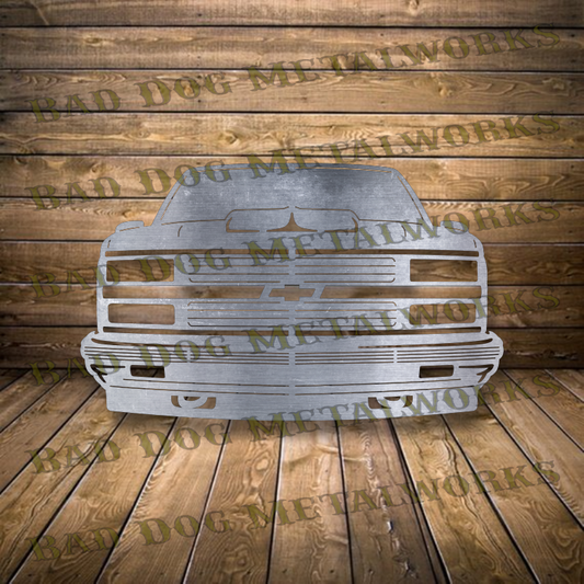 1998 Chevy Silverado Truck - Dxf and Svg