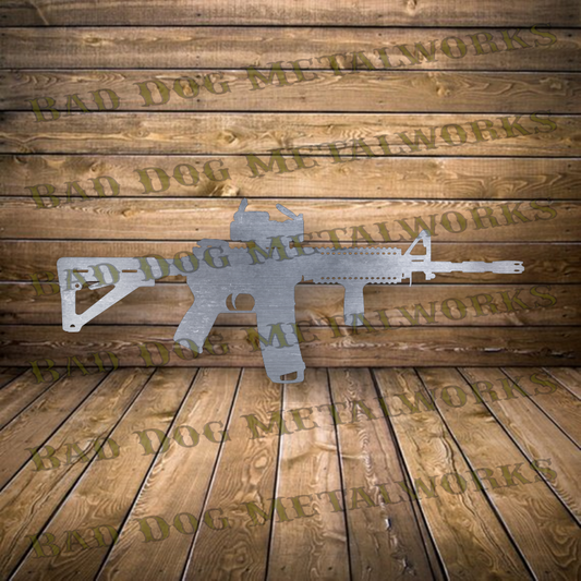 AR 15 Rifle - Dxf and Svg