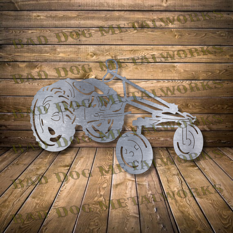 Allis Chalmers Antique Tractor - Dxf and Svg