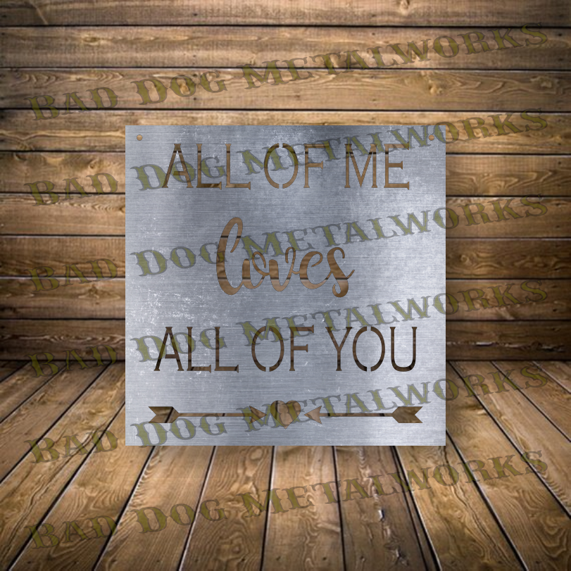 All of Me Loves All of You - Dxf and Svg