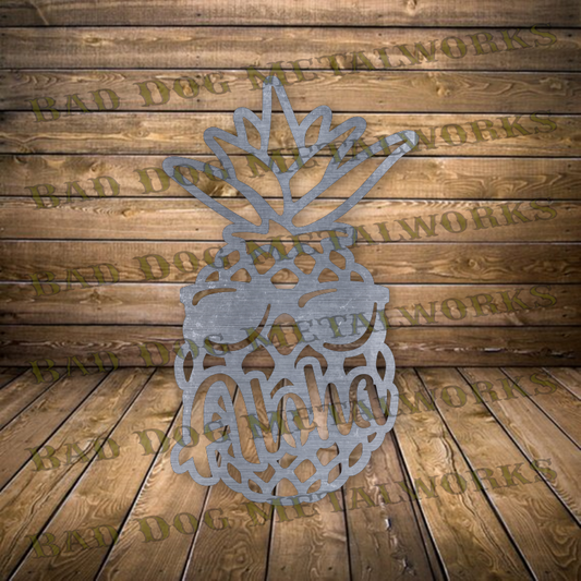 Aloha Pineapple - Dxf and Svg