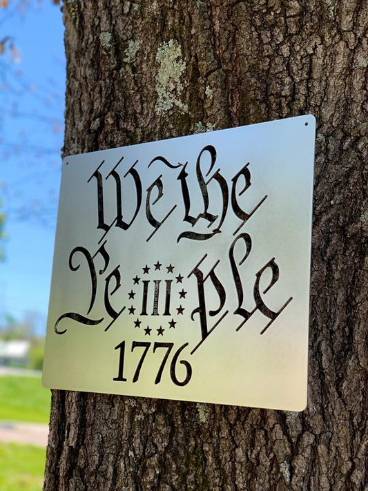 We The People 1776 Plaque