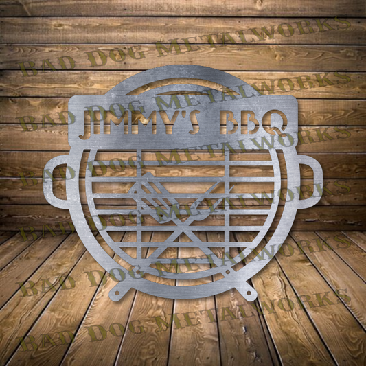 BBQ Monogram - Dxf and Svg