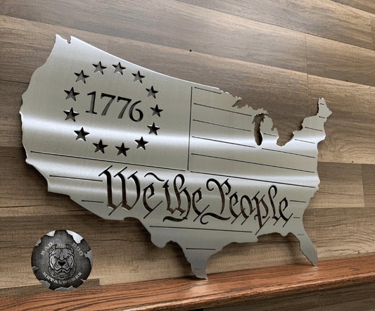 Betsy Ross We the People U.S. Outline