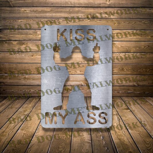 Kiss My Ass Bigfoot - Dxf and Svg