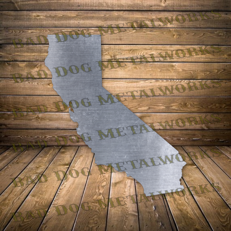 California State Outline - Dxf and Svg