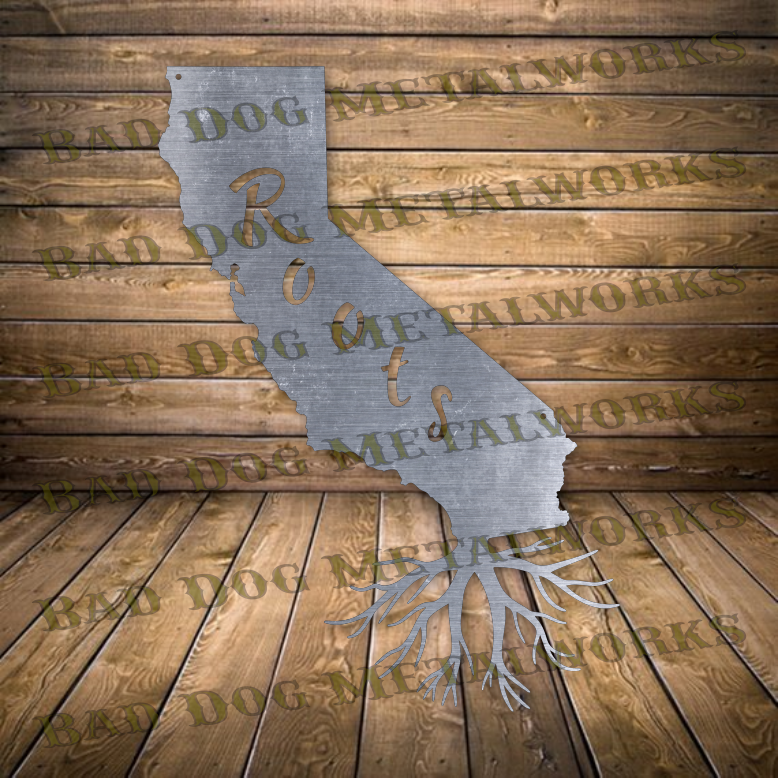 California Roots - Dxf and Svg – Bad Dog Metalworks