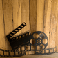 Clapboard and Filmstrip