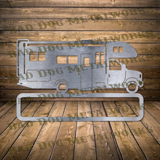 Class C Motorhome Monogram - Dxf and Svg