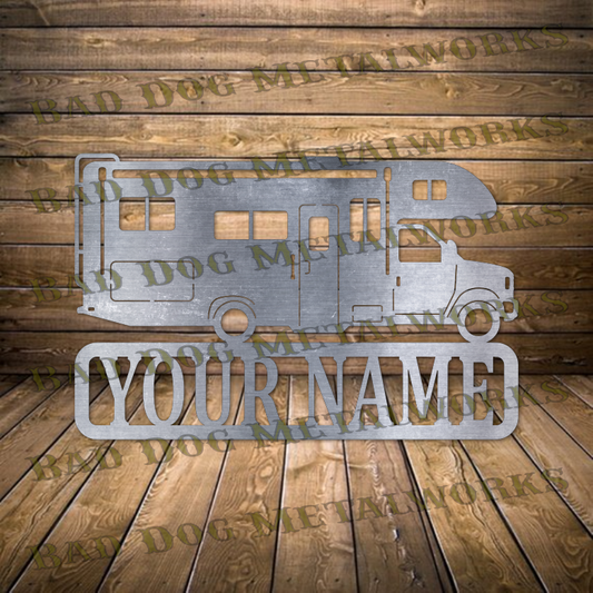 Class C Motorhome Monogram - Dxf and Svg